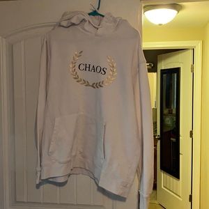 Chaos White XL Forever 21 hoodie